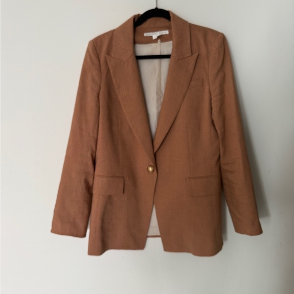 Veronica Beard Brown Blazer with Gold Buttons - Picture 5 of 13